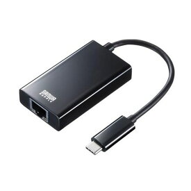 【メーカー在庫あり】 エスコ ESCO LANアダプター (TypeC/USBポート付/ブラック) EA759GY-41A HD店
