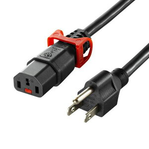 �y���[�J�[�݌ɂ���z �G�X�R ESCO 125V/15Ax2m �d���R�[�h (�R���Z���g-PC�ڑ�/���~) EA764CD-62 HD�X