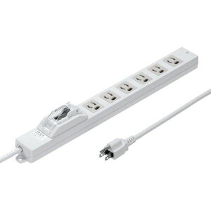�y���[�J�[�݌ɂ���z �G�X�R ESCO AC125V/15Ax5m �^�b�v (6��/3P/�R�d�u���[�J�[) EA815GM-356 HD�X