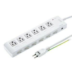 �y���[�J�[�݌ɂ���z �G�X�R ESCO 125V/15Ax2m �ȃG�l�^�b�v (6��/3P) EA815GM-409 HD�X