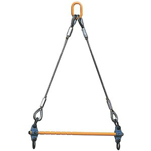 【メーカー在庫あり】 エスコ ESCO 2.0ton 長尺用天秤 (ワイヤーロープ・リング付) EA981VH-10 HD店