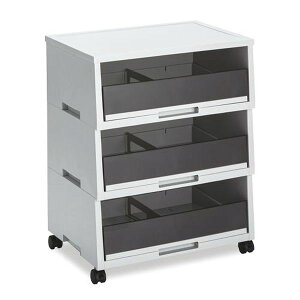 【メーカー在庫あり】 エスコ ESCO 562x383x700mm 紙分別回収ボックス (3段) EA995C-71 HD店