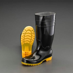 【メーカー在庫あり】 エスコ ESCO 29.0cm 安全長靴 (耐油底・黒) EA998RB-290 HD店