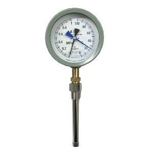 �y���[�J�[�݌ɂ���z �G�X�R ESCO 0- 100��/0-1.0MPa/�� 100mm �����v(���^) EA729PA-26 HD�X
