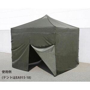 �y���[�J�[�݌ɂ���z �G�X�R ESCO [3x3m�e���g�p] �T�C�h�V�[�g1��(�t�@�X�i�[��/OD) EA915-24 HD�X