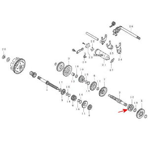 SP���� �J�E���^�[�V���t�g �V�b�N�X�X�M�� 26T �h���[��50/�G�C�v/���^�[�h 00-00-1845 HD�X