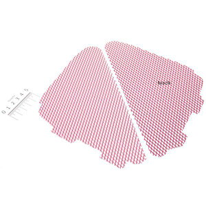 【メーカー在庫あり】 キタコ シュラウドメッシュシート 赤 GROM 644-1432020 HD店