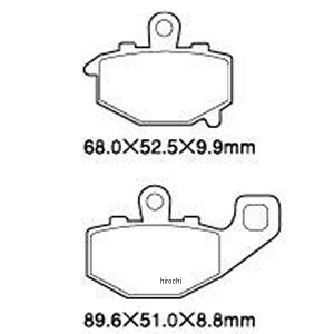 �y���[�J�[�݌ɂ���z NTB �u���[�L�p�b�h ���A 93�N-01�N ZX-9�AZZ-R400 KS434 A61-008KN HD�X