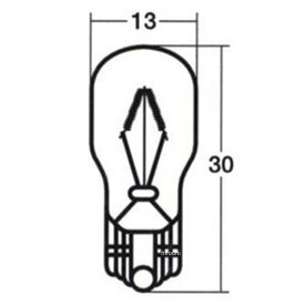 スタンレー STANLEY バルブ T13 12V8W ウェッジ 10個入り WB423 HD店