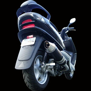 ベリアル BURIAL メタルハイブリッドスティンガー マフラー マジェスティ125 シルバー Y18-11-00 HD店