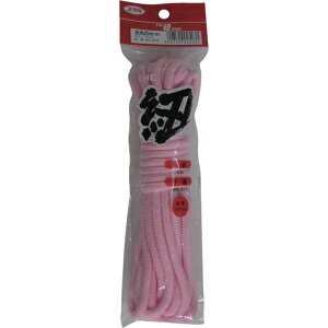 【メーカー在庫あり】 AC204 (株)ユタカメイク ユタカメイク 紐 ザ・紐 太丸紐 5m ピンク AC-204 HD店