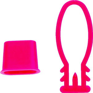 【メーカー在庫あり】 BETR10 トラスコ中山(株) TRUSCO みかんネット用留め具 赤 10個入 BET-R-10 HD店