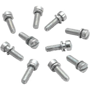 �yUSA�݌ɂ���z S&S�T�C�N�� S&S Cycle ��C �X�N�����[ ���b�N ���b�V���[�t�� 10-24x3/4 ZINC (10����) 1003-0460 HD�X