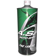【即納】 アッシュオイル A.S.H OIL PSE MOTO-SPEC 半化学合成 4サイクル エンジンオイル 15W-50 1L H-AS…