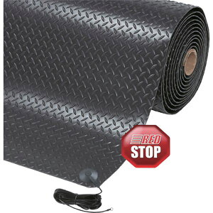�y���[�J�[�݌ɂ���z Justrite�� NOTRAX ���d���}�b�g �_�C�������h�V���^�b�g 910X1500 826S0035BL HD�X