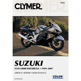【USA在庫あり】 クライマー Clymer マニュアル 整備書 99年-07年 GSX1300R ハヤブサ 4201-0168 HD店
