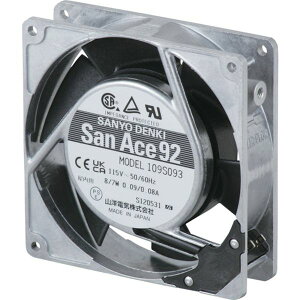 �y���[�J�[�݌ɂ���z S109S092 �R�m�d�C(��) SanAce AC�t�@��(92×25mm AC200V �v���O�R�[�h�t��) S-109S092 HD�X