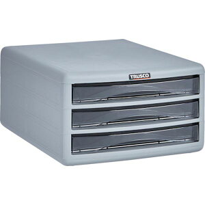 【メーカー在庫あり】 PA4S3 トラスコ中山(株) TRUSCO プラスチックレターケース A4浅型タイプ 3段 PA4-S3 HD店