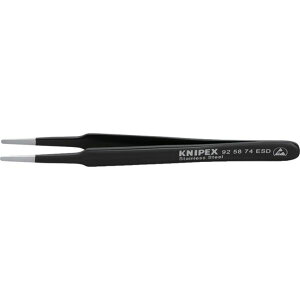 【メーカー在庫あり】 925874ESD KNIPEX社 KNIPEX 精密ピンセット 120MM 9258-74ESD HD店