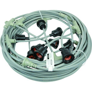 【メーカー在庫あり】 EST120M10L (株)長谷川製作所 HASEGAWA 分岐ケーブル ESTシリーズ 20m 防水ソケット×10 EST1-20M-10L HD店