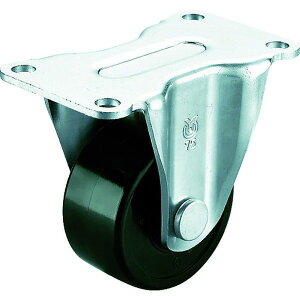 �y���[�J�[�݌ɂ���z HR75PB �v���[�g�� �Œ� �Ᏸ�L���X�^�[ �t�F�m�[�� �ԗ֌a75mm H�^�C�v HR�^ ��t���@103×52 HR-75PB HD�X