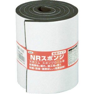 【メーカー在庫あり】 KSNR10106T (株)光 光 スポンジロール巻 100mmX1M 5t 黒 KSNR-10106T HD店