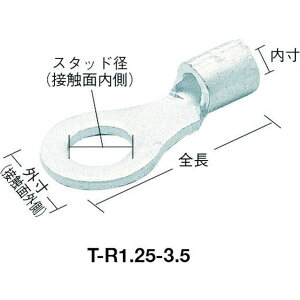 �y���[�J�[�݌ɂ���z TR5.55S �g���X�R���R(��) TRUSCO �������[�q�ی`��5.3����18.2 (25��) T-R5-5-5S HD�X