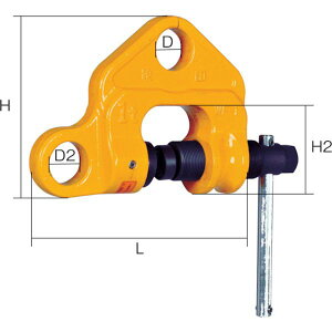 【メーカー在庫あり】 WF01000 象印チェンブロック(株) 象印 ねじクランプ1t WF-01000 HD店