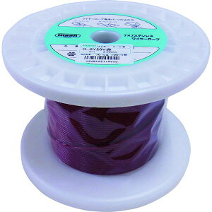 【メーカー在庫あり】 TSY20VRD (株)ニッサチェイン ニッサチェイン 赤色 コーティングワイヤーロープ 2.0mm×100m TSY20V-RD HD店