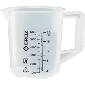 【メーカー在庫あり】 JUG600G GROZ社 GROZ オイル用ビーカー 600ML JUG/600G HD店