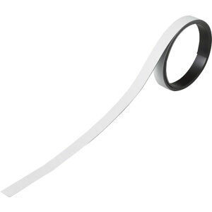 【メーカー在庫あり】 テープ状カラーマグネット 白 マグネ10W 10mm幅×1m×0.8mm 3本組 312011 HD店