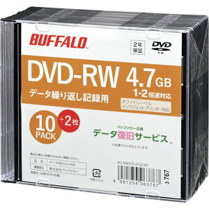 y[J[݌ɂz RODW47D012CWZ wfBA DVD-RW PCf[^p 4.7GB @l`l 10{2 RO-DW47D-012CWZ HDX