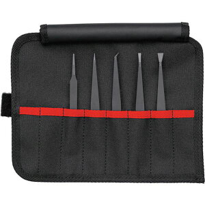 【メーカー在庫あり】 920005ESD KNIPEX社 KNIPEX プラスチックピンセット 5本組セット 9200-05ESD HD店
