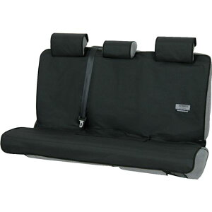 【メーカー在庫あり】 カーシートカバー ファインテックス リヤ(枕カバー付き・シートベルト対応) 1枚 ブラック 43612808 HD店
