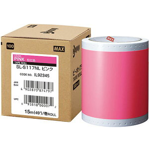 �y���[�J�[�݌ɂ���z SLS117NL �r�[�|�b�v �W���V�[�g 100mm���V�[�g �s���N (15m×1����) SL-S117NL HD�X