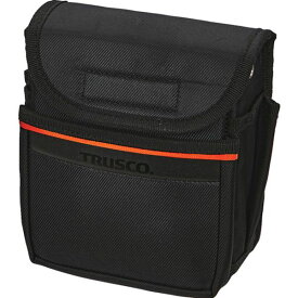 【メーカー在庫あり】 TC52A トラスコ中山(株) TRUSCO 小型腰袋2段 フタ付 ブラック TC52-A HD店