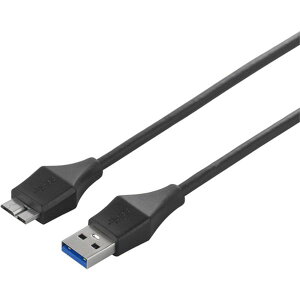 y[J[݌ɂz USB3.0 A to microB XP[u 0.5m ubN BSUAMBSU305BK HDX
