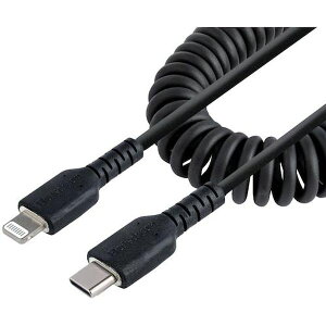 y[J[݌ɂz LightningP[u/USB-C/50cm/ϋv/RC^/ubN/iPhone CgjO J[R[h RUSB2CLT50CMBC HDX