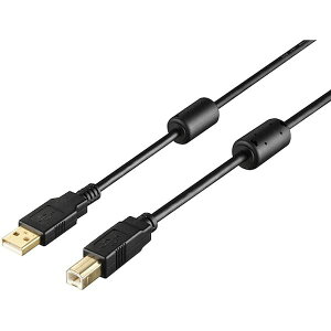 y[J[݌ɂz USB2.0 A to B tFCgRAtP[u 1.5m ubN BU2ABF15BK HDX