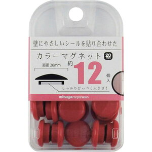 �y���[�J�[�݌ɂ���z BX2CM20RD (��)�~�c�� �~�c�� �J���[�}�O�l�b�g20mm ��12�� BX2-CM20RD HD�X