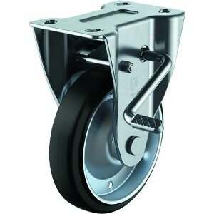 �y���[�J�[�݌ɂ���z �v���[�g�� �Œ� �L���X�^�[ �S�� �ԗ֌a130mm �X�g�b�p�[�t�� PMR-LB[R]�^ ��t���@100×56 PMR-130WBLB(R) HD�X