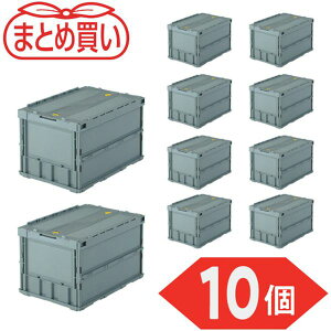 y[J[݌ɂz TRC50BGY10P y܂ƂߔzIR ^܂肽݃Rei 50L bNt^t O[ 10 TR-C50B-GY-10P HDX