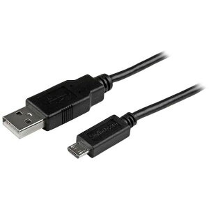y[J[݌ɂz USB 2.0P[u/50cm/Type]A - MicroB/480Mbps/IX-IX/ubN/}CNB USBAUB50CMBK HDX
