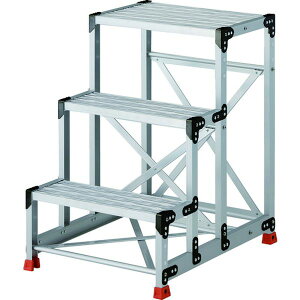 �y���[�J�[�݌ɂ���z TSFGR369 ��Ɨp���� �A���~���E�O���[�`���O�d�l SUS���� 3�i ����0.9m �V��600×400 TSFGR-369 HD�X