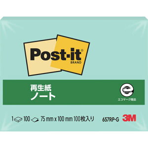 �y���[�J�[�݌ɂ���z 657RPG �X���[�G�� 3M �|�X�g�E�C�b�g 75X100mm 100�� �O���[�� 657RP-G HD�X