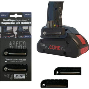 �y���[�J�[�݌ɂ���z BHBOBLK2 StealthMounts�� �X�e���X�}�E���g �}�O�l�b�g�r�b�g�z���_�[(2����)�u���b�N BH-BO-BLK-2 HD�X