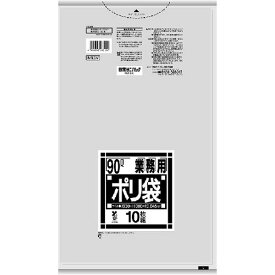 【メーカー在庫あり】 日本サニパック(株) サニパック バイオマスプラ10％配合ゴミ袋90L透明0.045mm N93V HD店