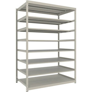 �y���[�J�[�݌ɂ���z �X�`�[�����b�N �����b�N(�I�����^�C�v�A�ω׏d100Kg)1500×595×H2400 8�i�P�� �l�I�O���[ UL8568 HD�X