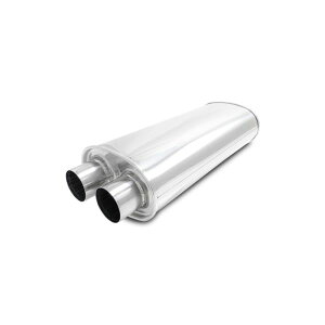 �yUSA�݌ɂ���z Vibrant Streetpower Oval �}�t���[ 2.50in Dual �C�����b�g/�A�E�g���b�g 18in Body Length vib10538 HD�X