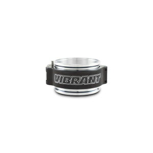 �yUSA�݌ɂ���z Vibrant 2in O.D. Aluminized HD 2.0 �N�����v Assy -�A���}�C�g �u���b�N vib32513 HD�X
